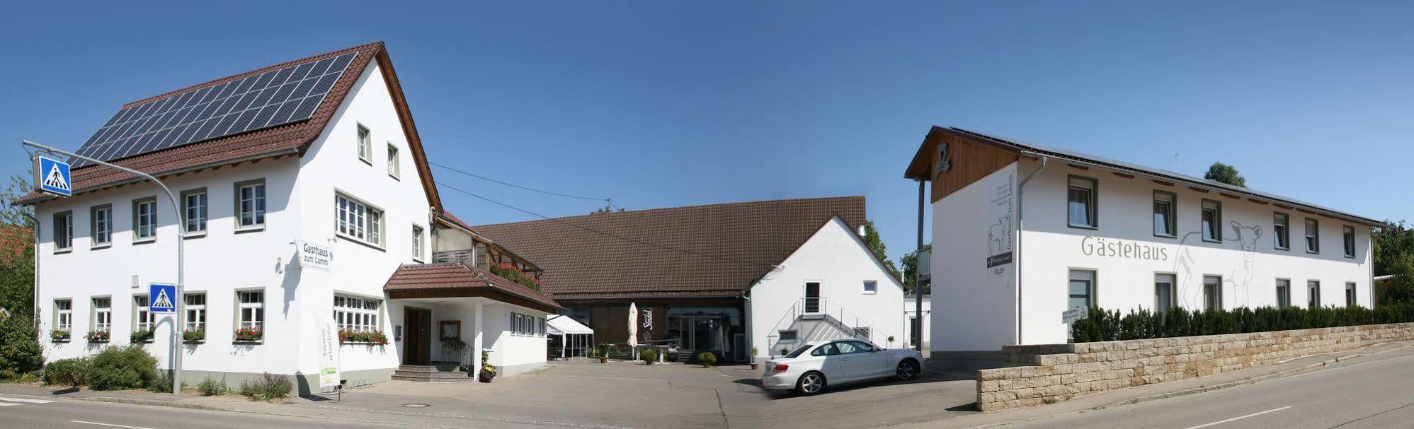 Hotel Gaestehaus Und Fewo Lamm Garni Blaubeuren Exterior foto